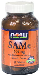 САМе (200 мг) S-аденозил-L-метионин / SAMe NOW