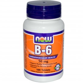 Витамин В6 (пиридоксин) / B6 NOW